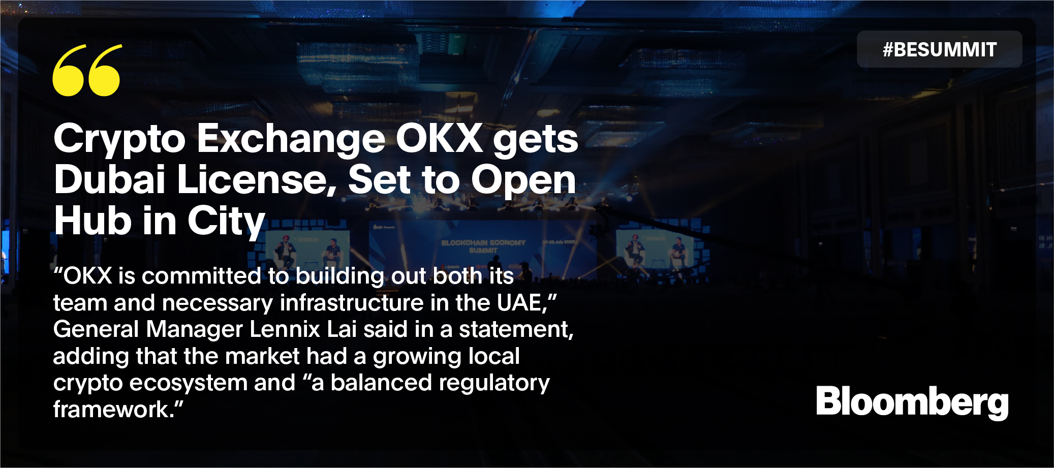 Blockchain Economy Dubai Summit